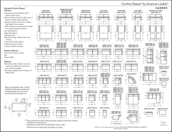 Madden_Comfort_Sleeper_Spec_Sheet