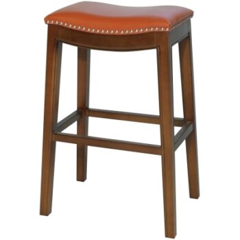 Elmo Bonded Leather Bar Stools