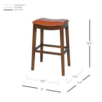 Elmo Bar Stool dimensions