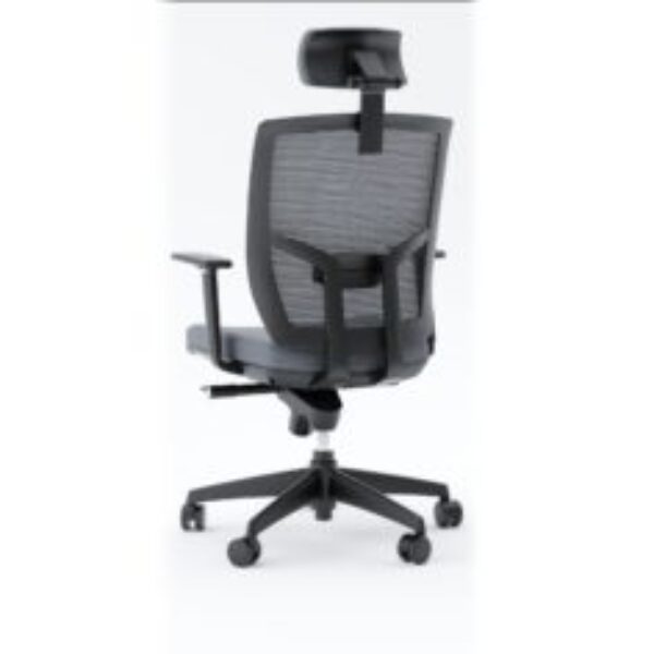 Grey Black Office Swivel Chair