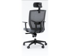 Grey Black Office Swivel Chair