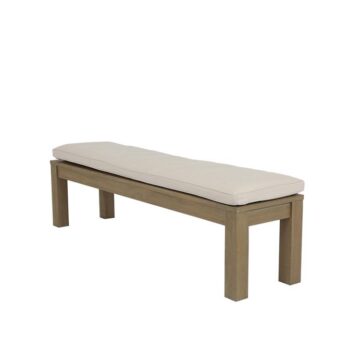 Coastal Teak Outdoor Dining Bench