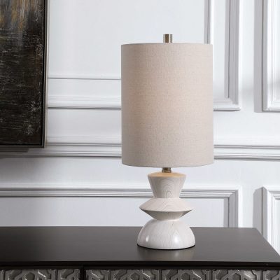 WHITE TABLE LAMP