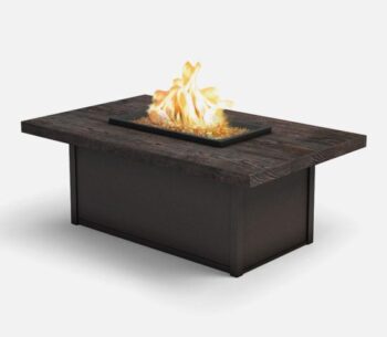 Timber Rectangular Coffee Fire Pit